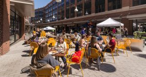 Outdoor Seating at Brookland Pint