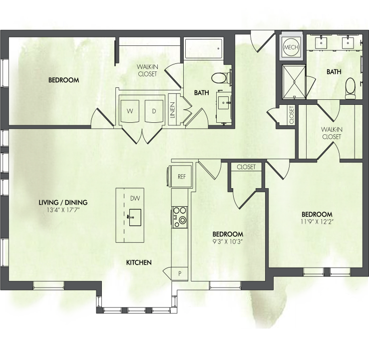Three bed image