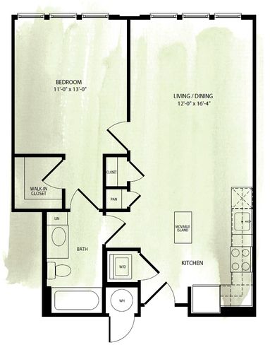 One bed image