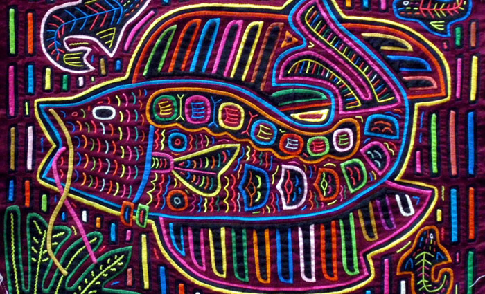 ArtJamz: Panamanian Mola Painting