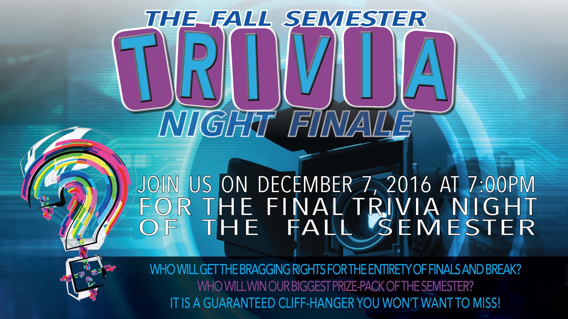 B&N: Fall Semester Trivia Night Finale