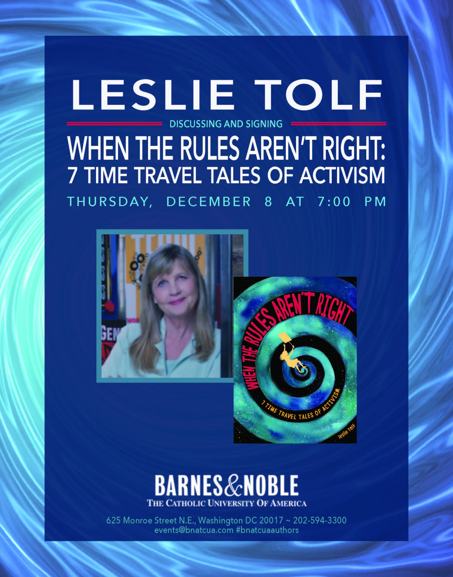 Barnes & Noble: When The Rules Aren't Right signing with author Leslie Tolf