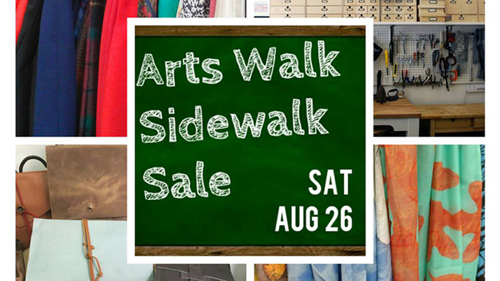 Arts Walk Sidewalk Sale