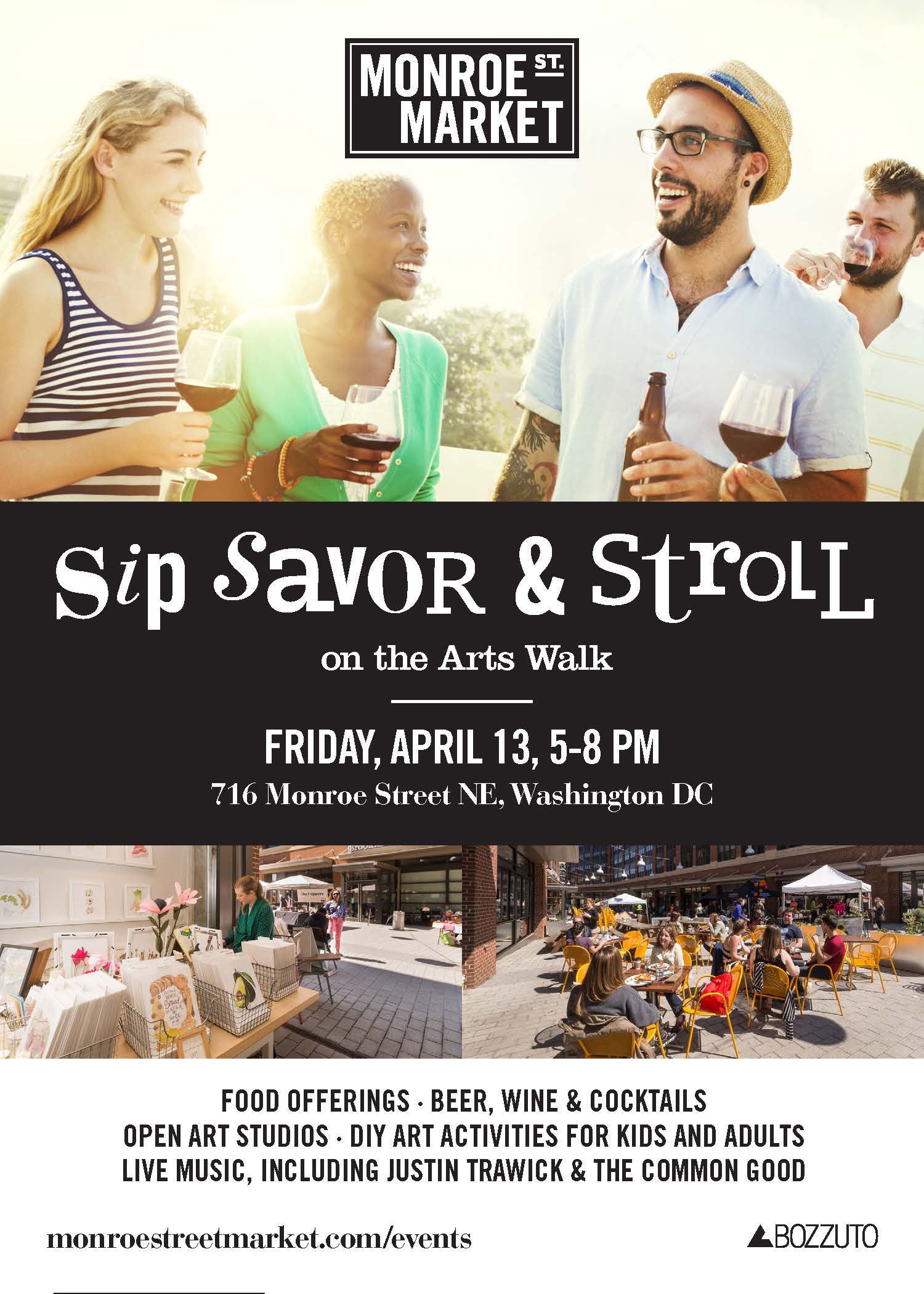 Sip Savor & Stroll on the Arts Walk