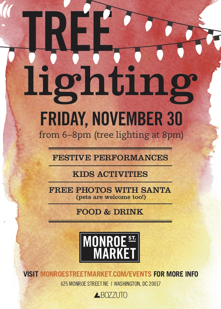 Monroe Street Market Tree Lighting