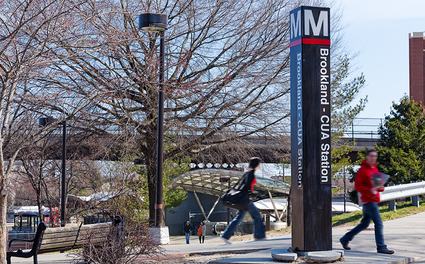 image of Located adjacent to the Brookland-CUA Red Line Metro